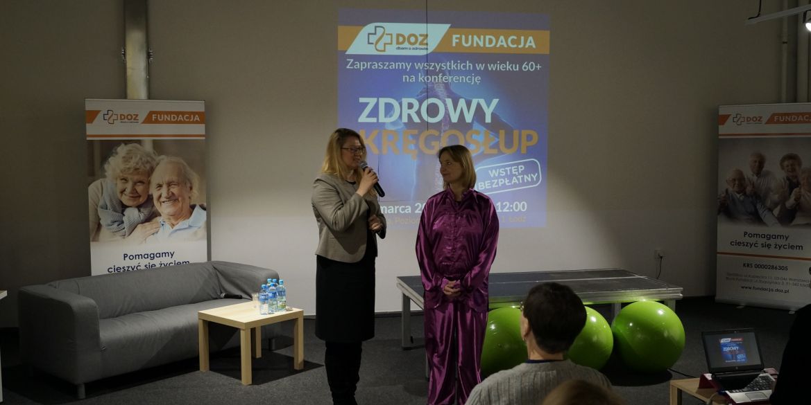 ‘Healthy Spine’ – a free health conference for seniors organised by  the DOZ Dbam o Zdrowie Foundation