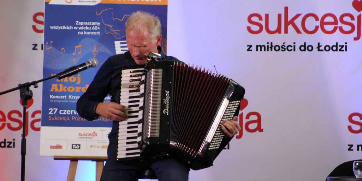 “My Accordion”, the fourth concert organised by the DOZ Dbam o Zdrowie Foundation, marks the beginning of the summer season of music meetings for the elderly
